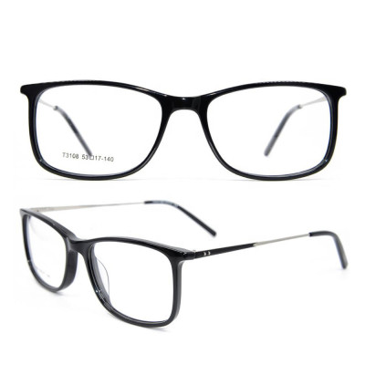 New hot sale fashion clear spectacle frame ultra thin acetate glasses optical frames for man