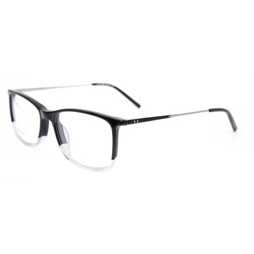 Nouveau mode de vente chaude clear clear monture de lunettes ultra mince acétate lunettes montures optiques pour homme