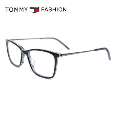 New Fashion Color Thin Acetate Spectacles High Quality Metal Optical Eyewear Frames for Men
