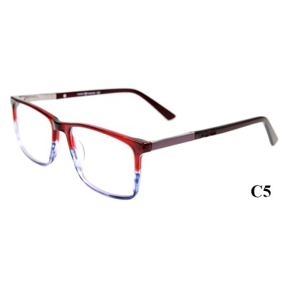 Top quality ultra thin acetate eyewear frame fashion square glasses optical frames
