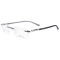 New Fashion Design Durable Metal Rimless Eyewear Frames TR90 Optical Eyeglass Frame for Men