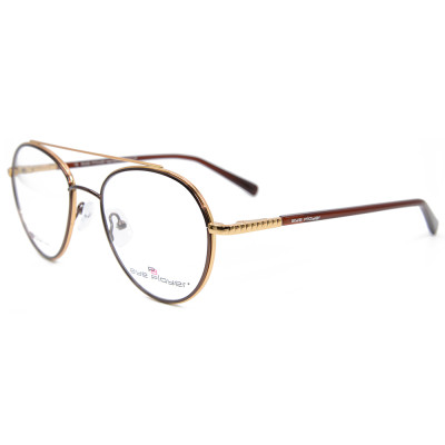 Latest new fashion custom durable round metal eyewear elasticity spring optical glasses frames