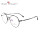 Les dernières lunettes de vue en titane durable de la mode de vente encadrent la monture optique de lunettes ronde en métal