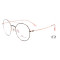 Latest top sale fashion durable titanium eyewear frames metal round eyeglass optical frame