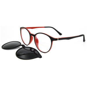 Clip magnético de las gafas de sol del nuevo estilo de la moda de la venta caliente en las gafas de sol redondas con la lente polarizada