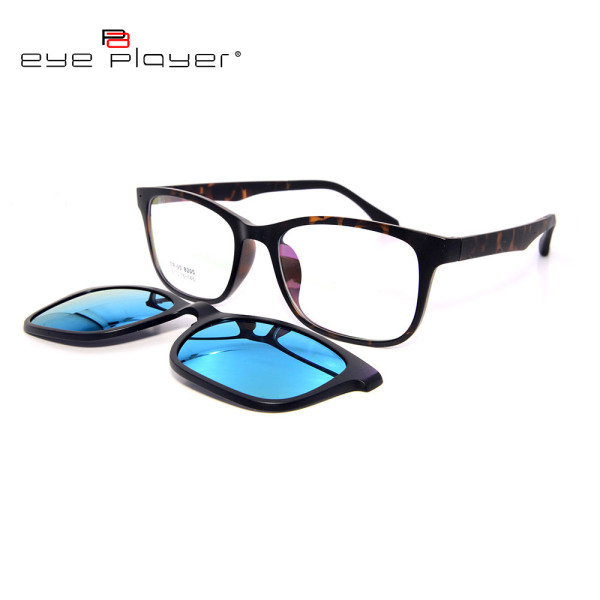 Top vente meilleure qualité mode TR90 lunettes de soleil clip magnétique lentille polarisée sur lunettes de soleil unisexe