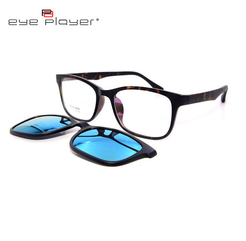 Top sale best quality fashion TR90 sunglass magnetic polarized lens clip on sunglasses unisex