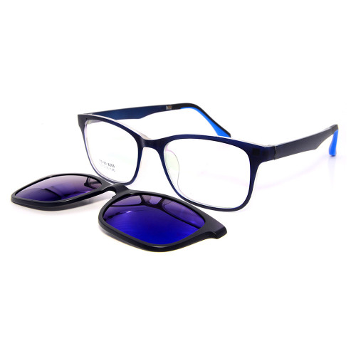 أعلى بيع أفضل نوعية الأزياء TR90 عدسة مكبرة عدسة الاستقطاب المغناطيسي على النظارات الشمسية للجنسين