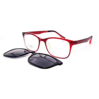 Top sale best quality fashion TR90 sunglass magnetic polarized lens clip on sunglasses unisex