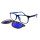 Listo stock clip magnético TR90 de alta calidad en gafas de sol con lentes polarizadas unisex