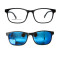 Most popular high quality fashion sunglass magnetic polarized lens clip on sunglasses unisex