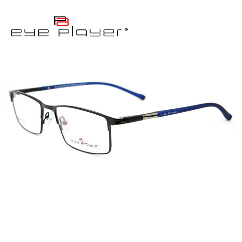 Monture optique en métal de mode de lunettes de vue de haute qualité d'usine en gros avec le temple TR90
