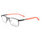 Wholesale factory custom high quality eyeglasses fashion metal optical frame with TR90 temple