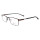 Monture optique en métal de mode de lunettes de vue de haute qualité d'usine en gros avec le temple TR90