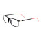 New model factory custom square eyewear frame lightweight thin TR90 optical eyeglasses comfortable