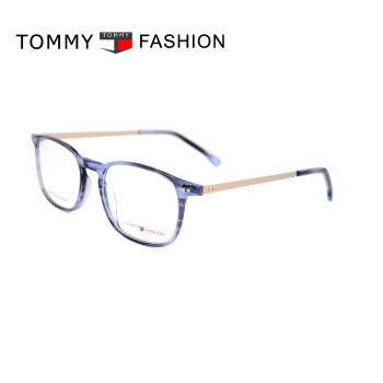 Hot selling new fashion contracted style metal eyeglasses acetate eyewear frames cheap prices