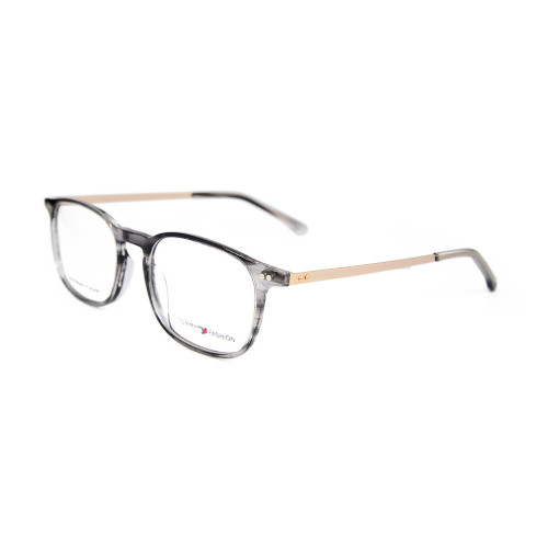 Venta caliente nueva moda contratada estilo metal anteojos acetato gafas marcos precios baratos