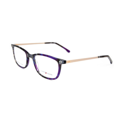 Gafas de metal de estilo nuevo contratadas de alta calidad hechas a mano con acetato fino montura de gafas ópticas