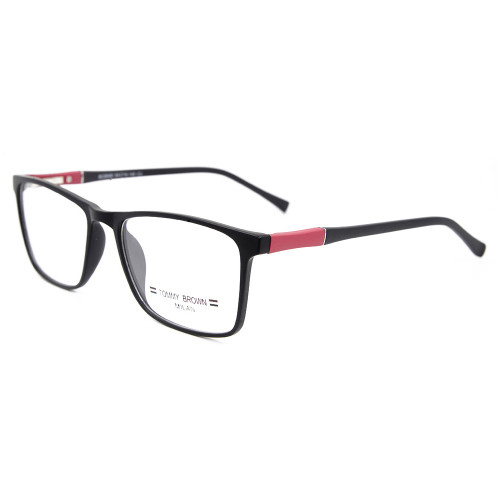 Las aduanas de la fábrica de China contrajeron las lentes ópticas flexibles flexibles del marco TR90 de las gafas del estilo clásico