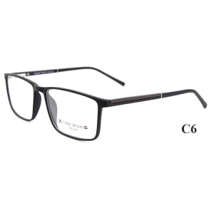 Marcos de gafas ópticos TR90 con diseño de nuevo modelo promocional marcos de gafas cómodos para hombres