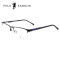 Promotional factory supply new classical contracted style metal eyewear tr90 Soft eyeglasses frame