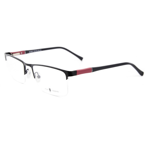 مصنع العرض الترويجية الجديدة الكلاسيكية نمط التعاقد النظارات المعدنية tr90 إطار النظارات الناعمة