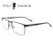China factory custom fashion design metal spectacle frame TR90 temple optical eyeglasses cheap price