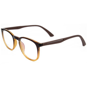 Promotion en gros nouveau style vogue lunettes ovales léger TR90 lunettes optiques cadre prix bon marché