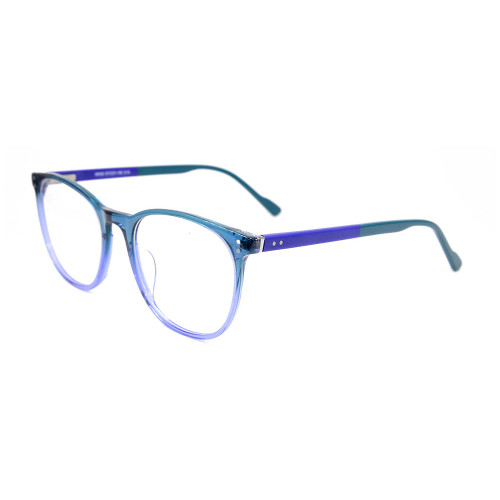 Top venta nueva moda estilo contratado marcos de gafas finas gafas ópticas redondas de acetato mejor calidad