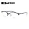 Luxury new fashion style halfrim Metal spectacles titanium optical eyeglasses frames best quality