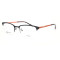 Luxury new fashion style halfrim Metal spectacles titanium optical eyeglasses frames best quality