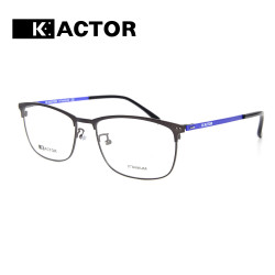 Venta caliente Nuevo estilo de moda flexible gafas de metal marcos de titanio óptico anteojos ligeros