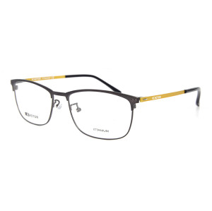 Vente chaude Nouveau style de mode flexible en métal lunettes encadre titane optique léger