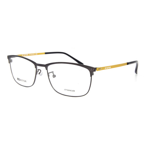 حار بيع جديد أزياء نمط نظارات معدنية مرنة إطارات التيتانيوم النظارات البصرية خفيفة