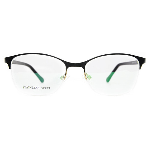 Fábrica de China personalizada nueva moda gafas de metal marcos diamante acetato acetato gafas ópticas para mujeres