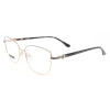 Promotional new factory custom stainless steel eyewears metal optical frames with diamond best quality