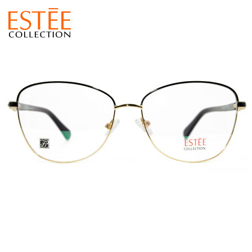 مصنع مخصص الموضة نظارات معدنية مرونة الربيع النظارات البصرية إطارات مع حجر الراين