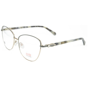 Cadres de lunettes optiques de ressort d'élasticité en métal de coutume d'usine personnalisés avec des strass