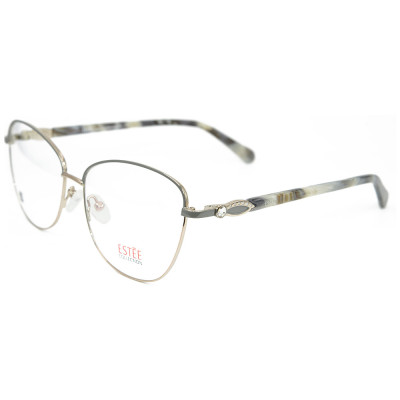 Factory custom new fashion spectacles metal elasticity spring optical glasses frames with Rhinestone