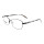 Usine de Guangzhou coutume nouvelle mode lunettes de métal encadre des lunettes optiques temple acétate avec diamant