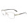 Usine de Guangzhou coutume nouvelle mode lunettes de métal encadre des lunettes optiques temple acétate avec diamant
