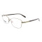 Guangzhou factory custom new Fashion metal eyewear frames acetate temple optical eyeglasses with diamond