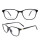 Mejor calidad promocional nuevo estilo de moda anteojos TR90 ligeros marcos ópticos de gafas