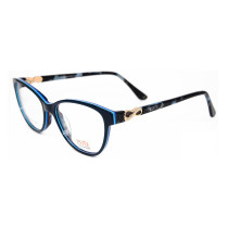 Ready stock new factory custom luxury eyewear frames acetate optical glasses with Rhinestone Women