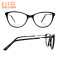 Top sale best quality cat eyeglasses acetate metal optical eyewear frames with diamond women