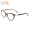 Wholesale new fashion cat eye glasses Acetate optical eyewear frames with luxury diamond for women