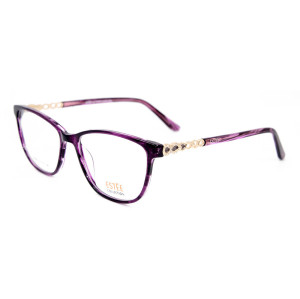 Nouveau design de mode de luxe femmes lunettes Acétate diamants lunettes optiques cadres meilleure qualité