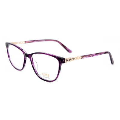 Luxury new fashion design women spectacles Acetate diamond optical glasses frames best quality
