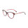 Las nuevas gafas de estilo de lujo de moda de la llegada montan anteojos ópticos de diamante de acetato para damas