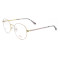 New fashion luxury style metal eyewear frames classical round optical eyeglasses best quality